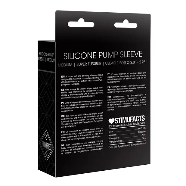 Shots Pumped Sleeve Medium, Black