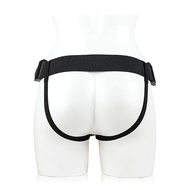 Shots RealRock 8" Vibrating Hollow Strap On W/O Balls, Flesh