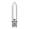 Shots Royal Gem Glamour Rechargeable Bullet, Silver