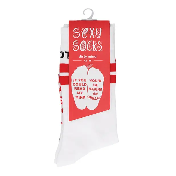 Shots Sexy Socks Dirty Mind, Male