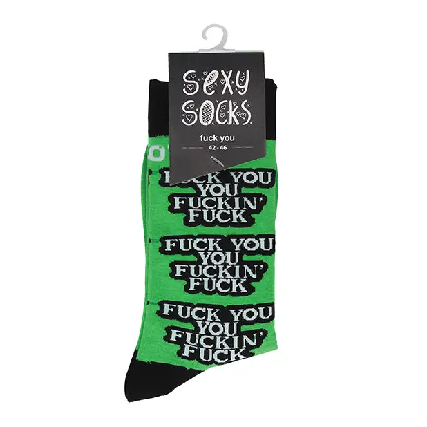 Shots Sexy Socks Fuck You, Male