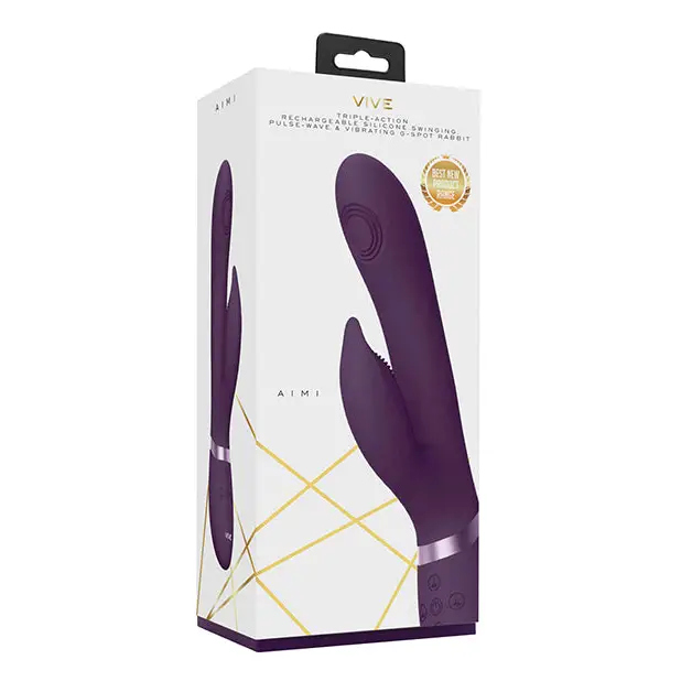 Shots Vive Aimi Pulse G-Spot Rabbit- Purple