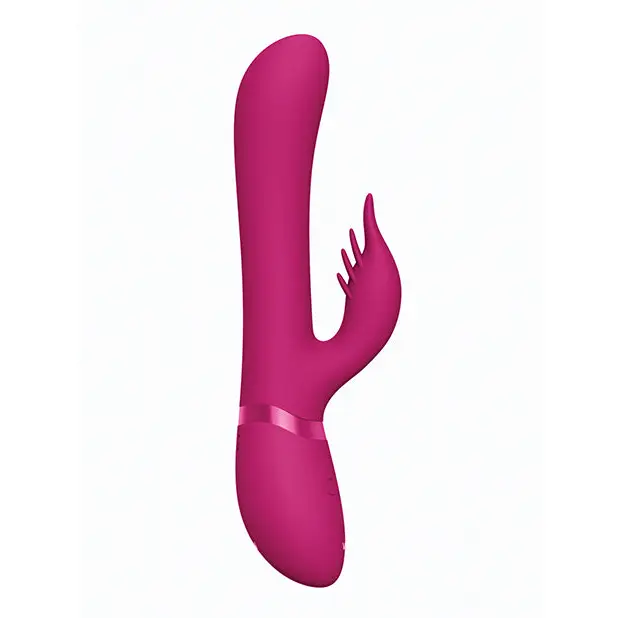 Shots Vive Chou G-Spot Rabbit w/Interchangeable Clitoral Attachments, Pink