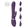 Shots Vive Etsu Pulse G-Spot Rabbit w/Interchangeable Clitoral Attachments, Purple
