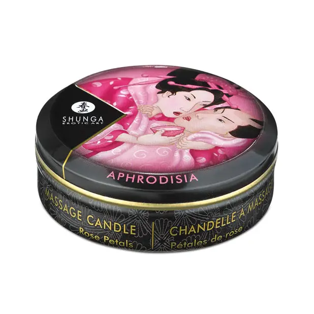 Shunga Aphrodisia Mini Candlelight Massage Candle, 1 oz Roses