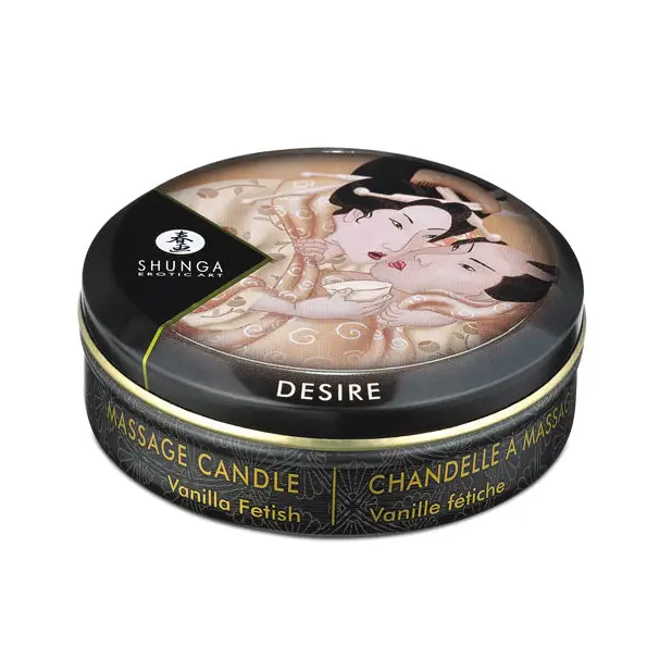 Shunga Desire Mini Candlelight Massage Candle, 1 oz Vanilla