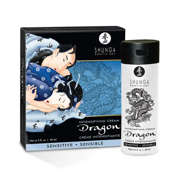 Shunga Dragon Sensitive Cream, 2 oz
