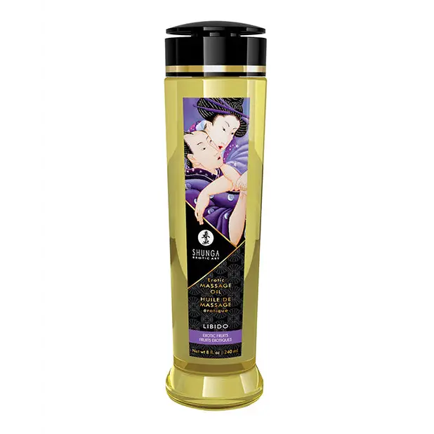 Shunga Erotic Massage Oil, 8 oz Libido/Exotic Fruits