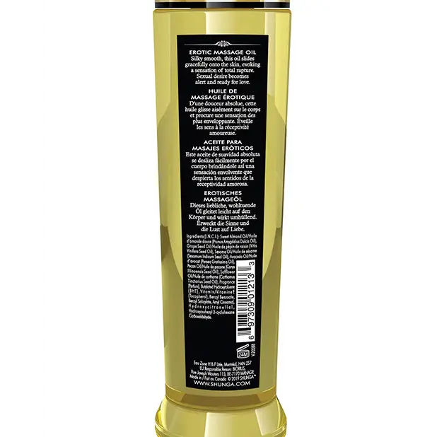 Shunga Erotic Massage Oil, 8 oz Monoi