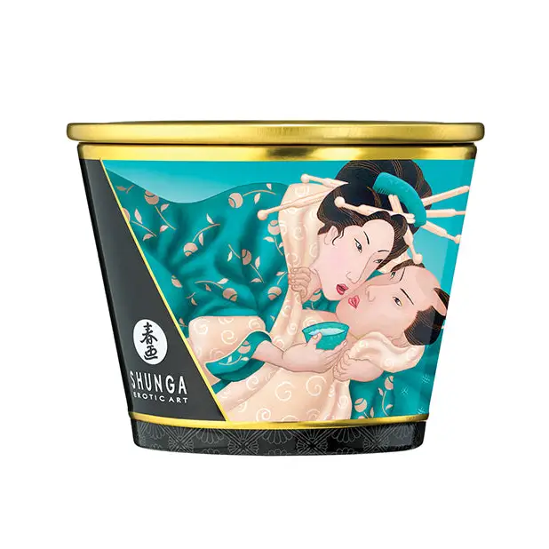Shunga Massage Candle, 5.7 oz Island Blossoms