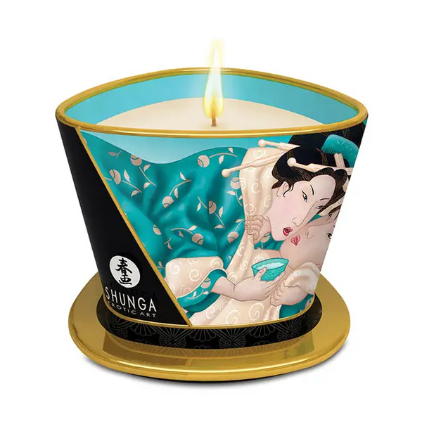 Shunga Massage Candle, 5.7 oz Island Blossoms