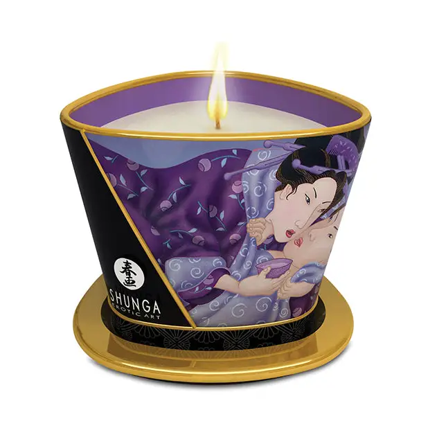 Shunga Massage Candle Libido, 5.7 oz Exotic Fruits