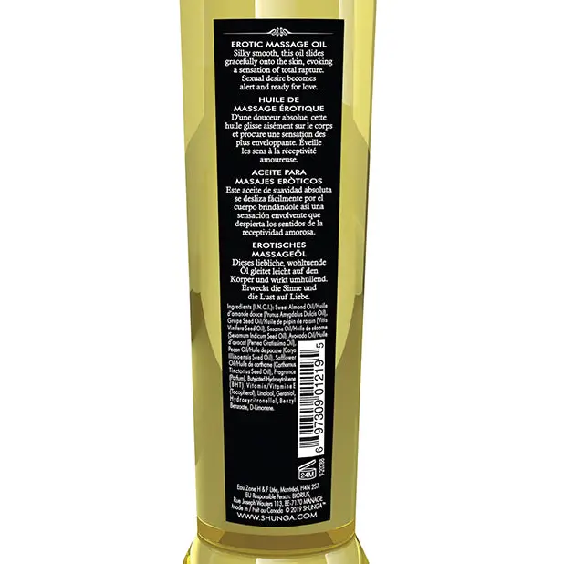 Shunga Massage Oil, 8 oz Midnight Flower