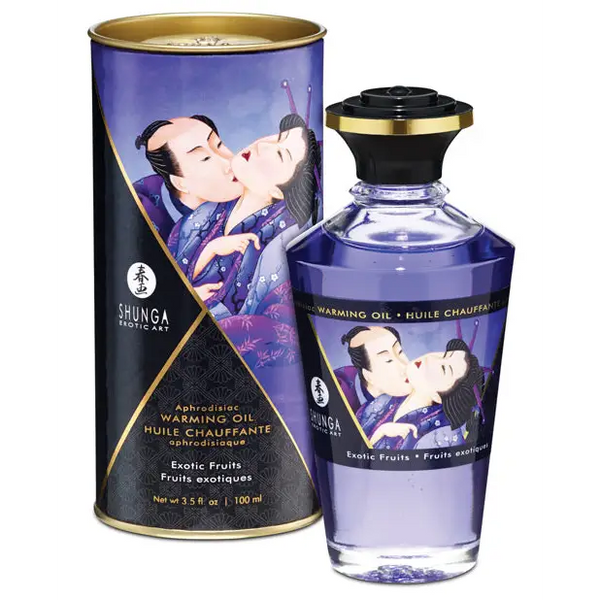 Shunga Warming Oil, 3.5 oz Exotic Fruits