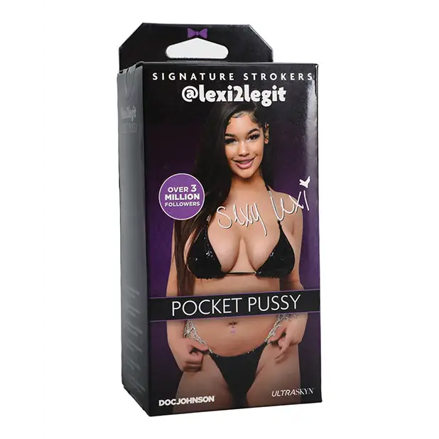 Signature Strokers Girls of Social Media ULTRASKYN Pocket Pussy, @lexi2legit