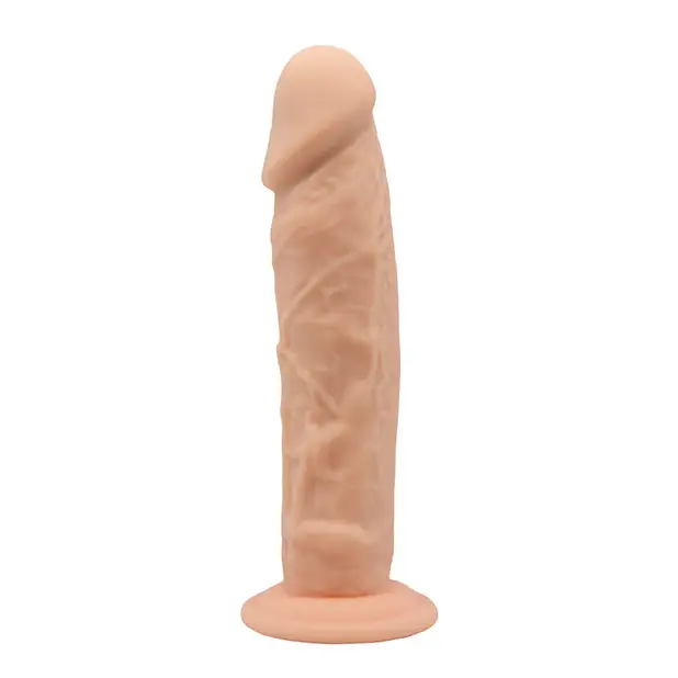 SilexD Model 2 8’’ Silexpan Memory Silicone Dildo - Ivory - Dongs & Dildos