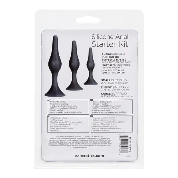 Silicone Anal Starter Kit