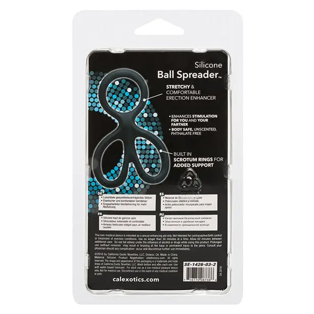 Silicone Ball Spreader - Black - Penis Enhancement