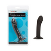 Silicone Curved Anal Stud - Black - Anal Products