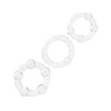 Silicone Island Rings - Clear - Penis Enhancement