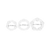 Silicone Island Rings - Clear - Penis Enhancement