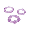 Silicone Island Rings - Purple - Penis Enhancement