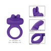 Silicone Rechargeable Rockin’ Rabbit Enhancer - Purple - Penis Enhancement