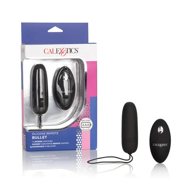 Silicone Remote Bullet, Black