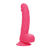 Silicone Studs Neon 6’’ Dildo - Pink - Dongs & Dildos