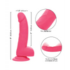 Silicone Studs Neon 6’’ Dildo - Pink - Dongs & Dildos