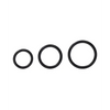 Silicone Support Rings - Black - Penis Enhancement