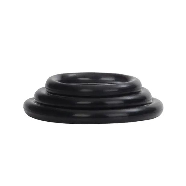 Silicone Support Rings - Black - Penis Enhancement