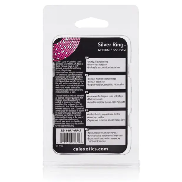 Silver Ring - Medium - Penis Enhancement