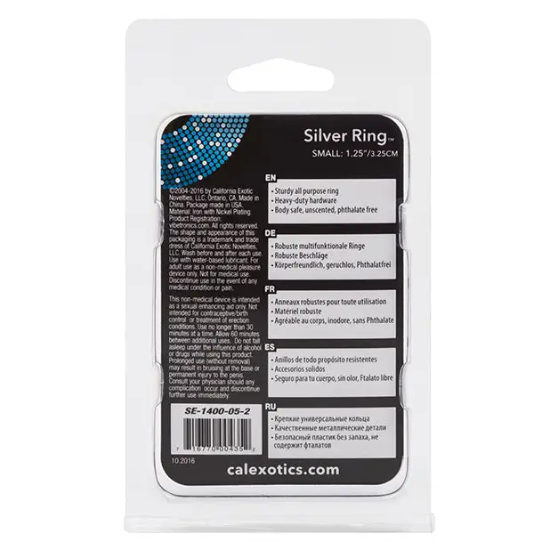 Silver Ring - Small - Penis Enhancement