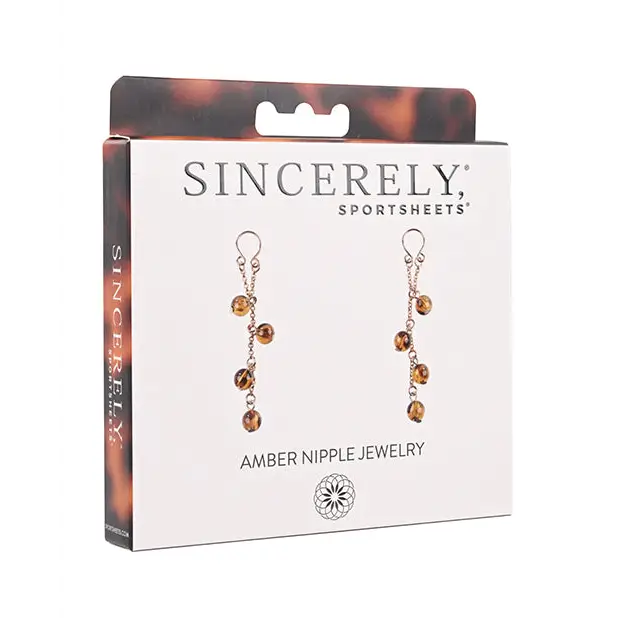 Sincerely Amber Nipple Jewelry
