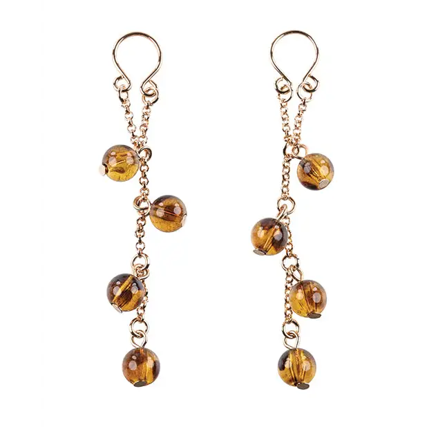 Sincerely Amber Nipple Jewelry