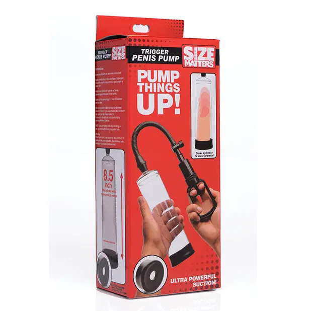 Size Matters Trigger Penis Pump, Clear