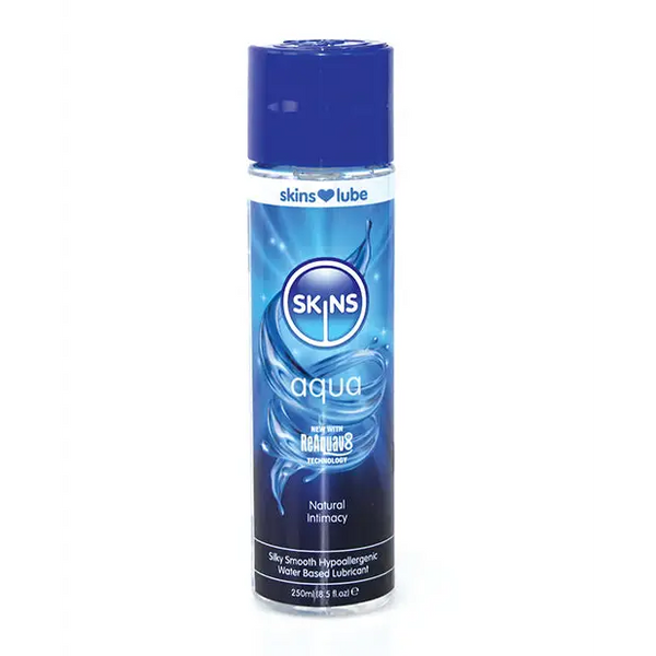 Skins Aqua Water Based Lubricant - 8.5 oz - Lubricants