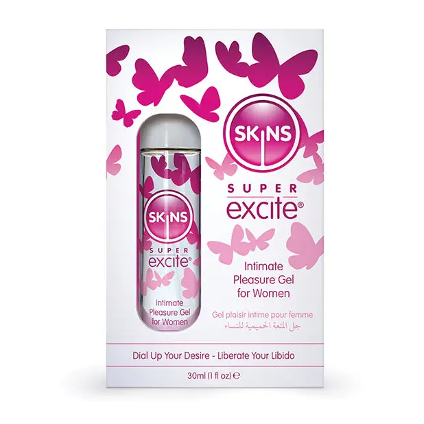 Skins Super Excite Clitoral Stimulation Gel, 30 ml