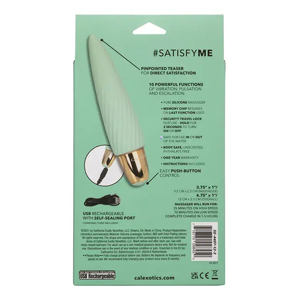 Slay #Satisfy Me, Green