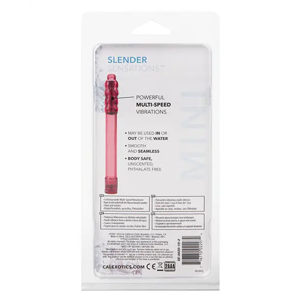 Slender Sensations - Red - Vibrators