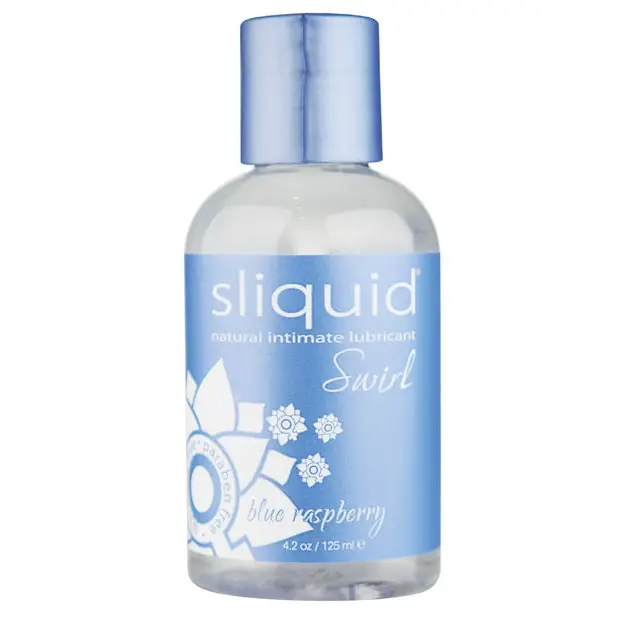Sliquid Naturals Swirl Lubricant - 4.2 oz Blue Raspberry - Lubricants