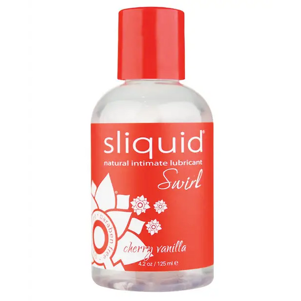 Sliquid Naturals Swirl Lubricant - 4.2 oz Cherry Vanilla - Lubricants