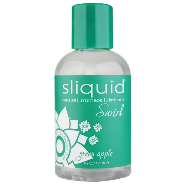Sliquid Naturals Swirl Lubricant - 4.2 oz Green Apple - Lubricants