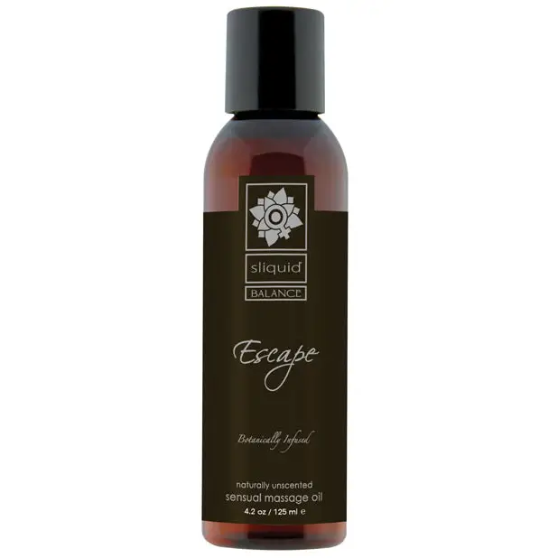 Sliquid Organics Massage Oil - 4.2 oz Escape - Massage Products
