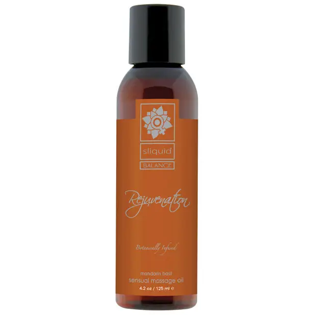 Sliquid Organics Massage Oil - 4.2 oz Rejuvenate - Massage Products