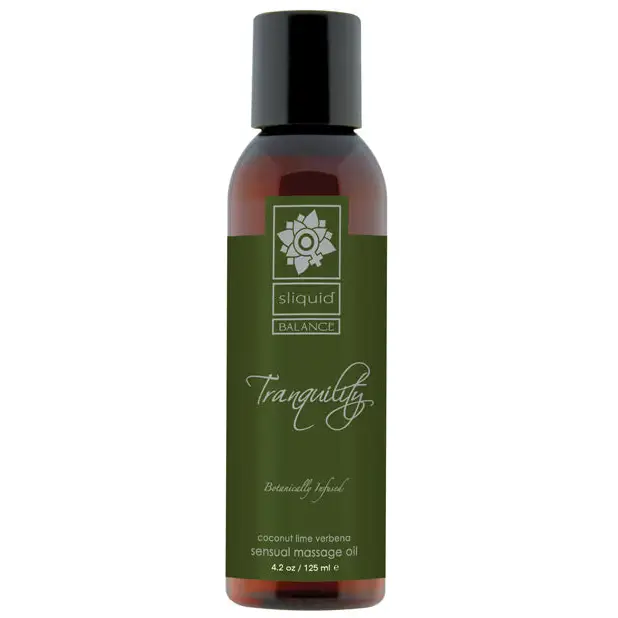 Sliquid Organics Massage Oil - 4.2 oz Tranquility - Massage Products