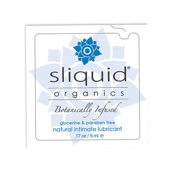 Sliquid Organics Natural Intimate Lubricant -.17 oz Pillow - Lubricants