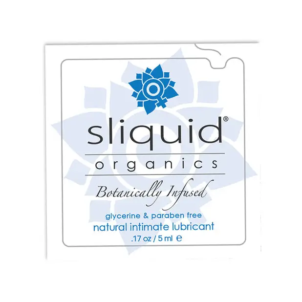 Sliquid Organics Natural Intimate Lubricant -.17 oz Pillow - Lubricants