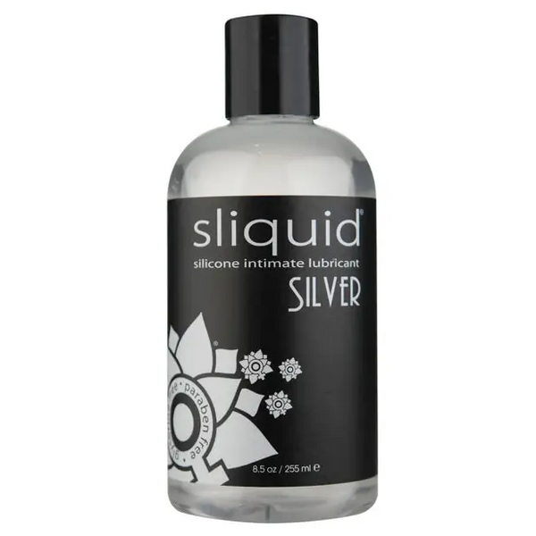 Sliquid Silver Silicone Lube Glycerine & Paraben Free - 8.5 oz - Lubricants